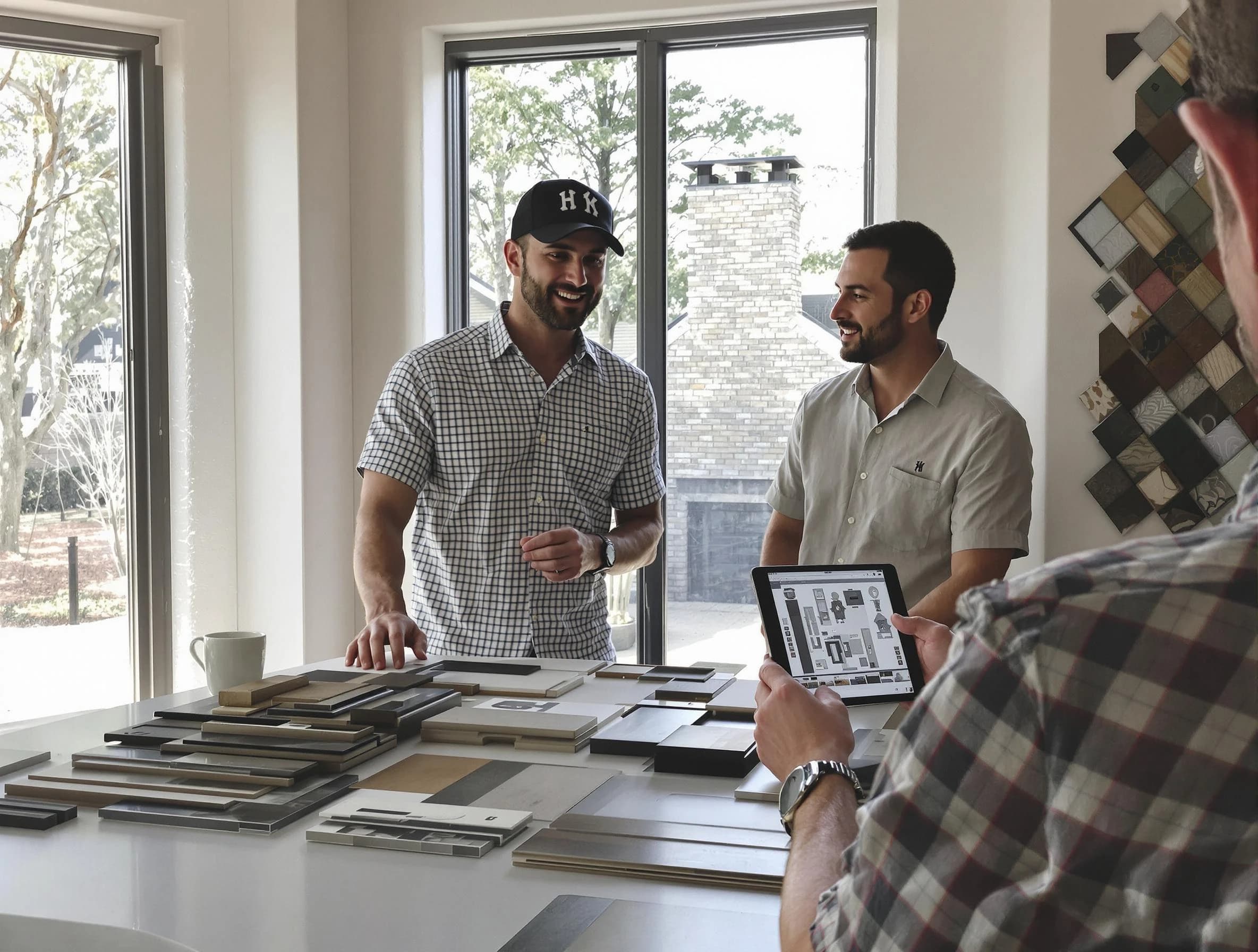 Lincoln Chimney Sweep remodeling a chimney and fireplace in Lincoln, AL