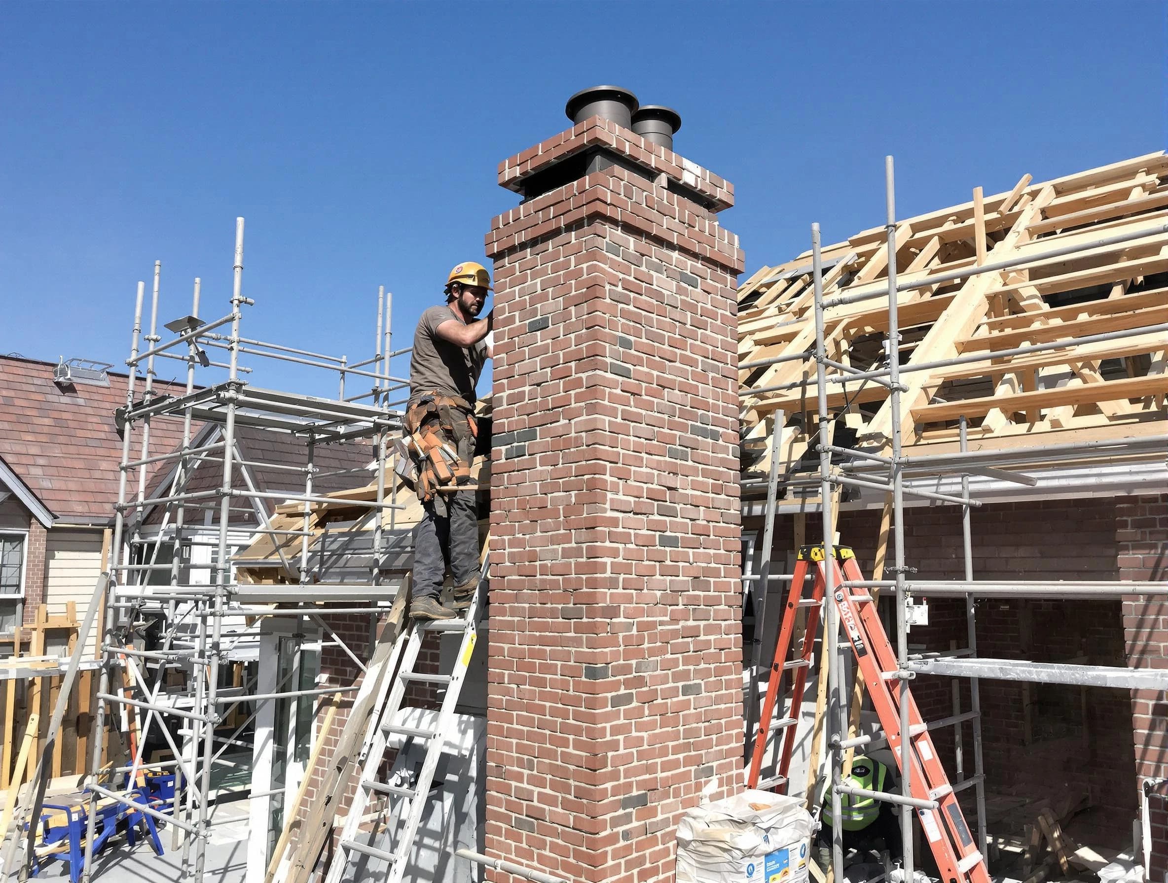 New chimney installation completed by Lincoln Chimney Sweep in Lincoln, AL
